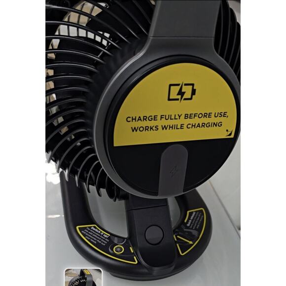 Shark FlexBreeze HydroGo Ultra-Powerful Portable Fan Mists Indoors and Outdoors - Picture 6 of 8